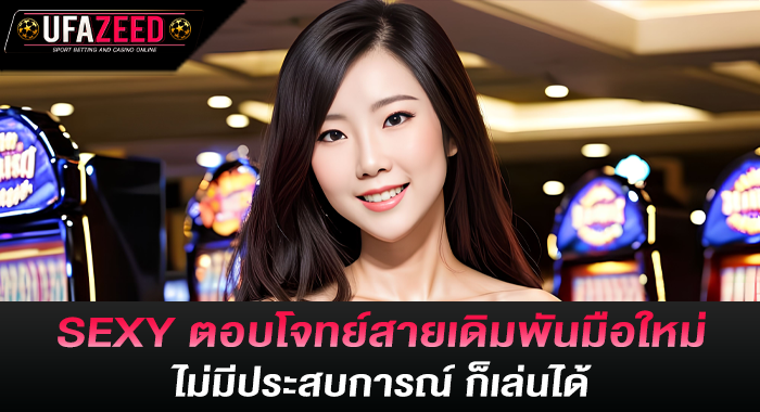 SEXY ตอบโจทย์สายเดิมพันมือใหม่ ไม่มีประสบการณ์ ก็เล่นได้
