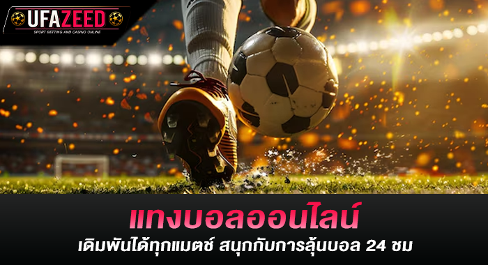 แทงบอลออนไลน์ เดิมพันได้ทุกแมตช์ สนุกกับการลุ้นบอล 24 ชม